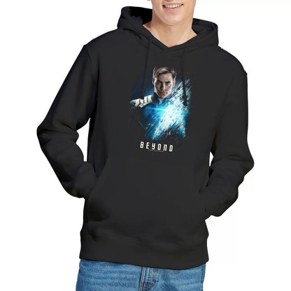 Black - Lifestyle - Star Trek Beyond Mens Captain Kirk Poster Hoodie