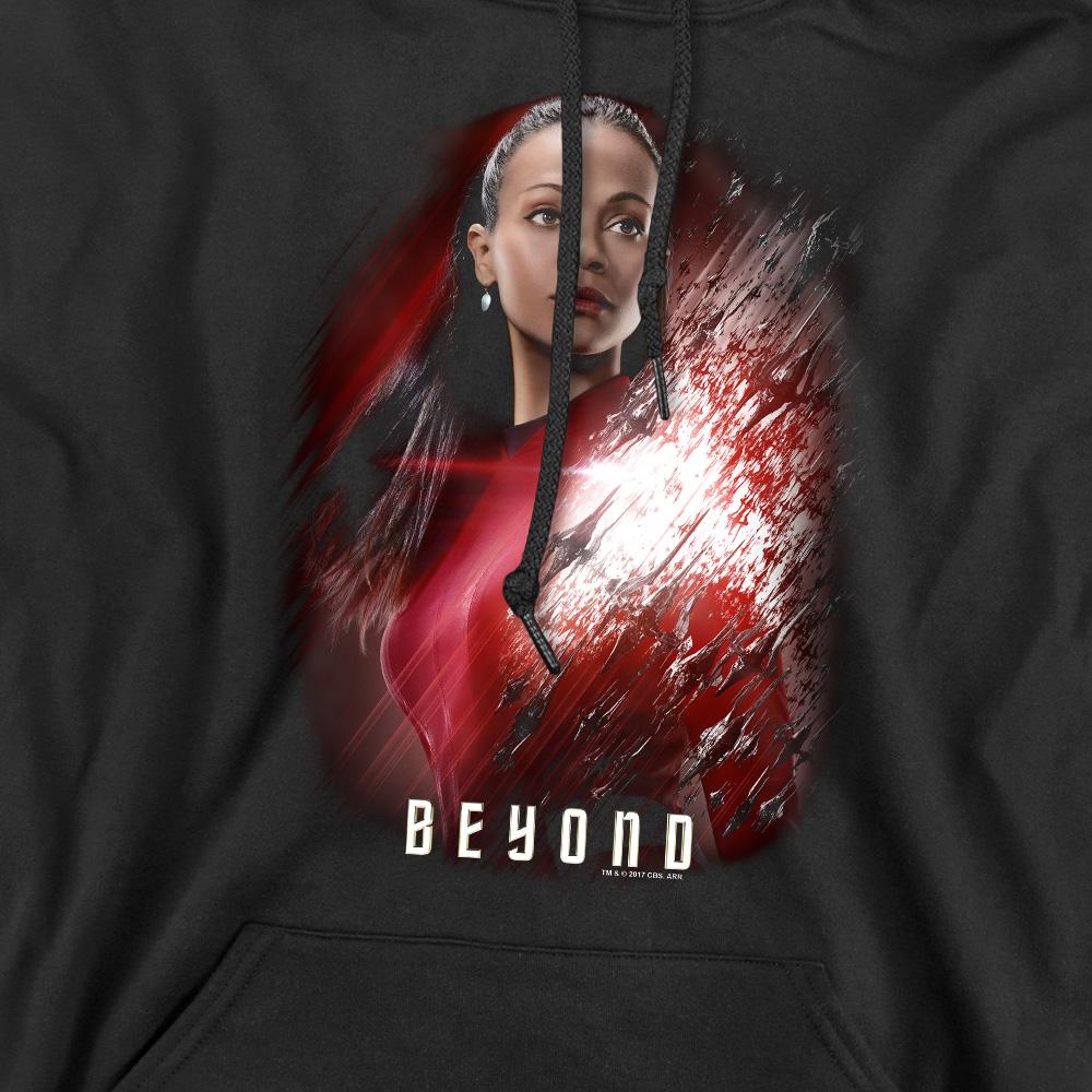 Black - Pack Shot - Star Trek Beyond Mens Uhura Poster Hoodie