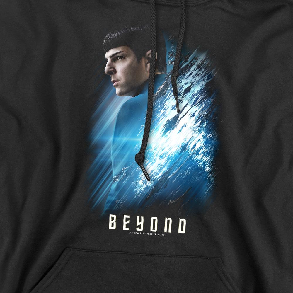 Black - Pack Shot - Star Trek Beyond Mens Spock Poster Hoodie