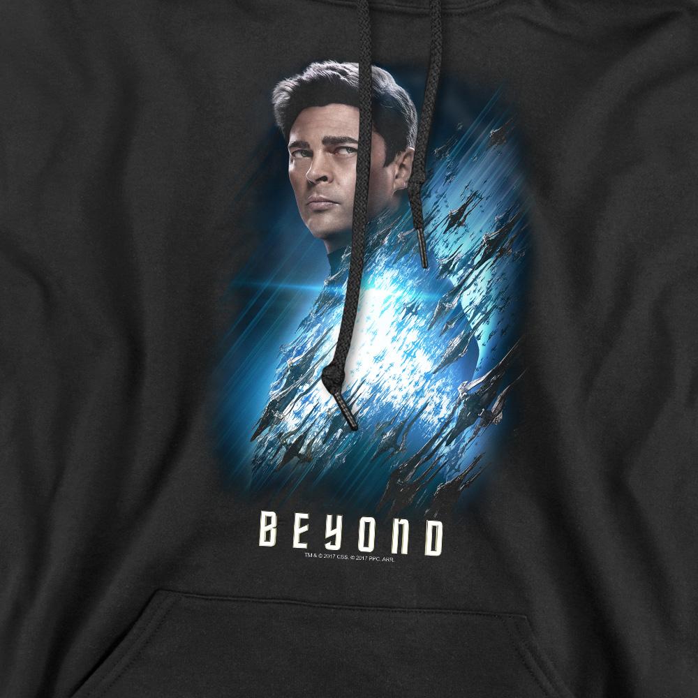 Black - Pack Shot - Star Trek Beyond Mens Bones Poster Hoodie