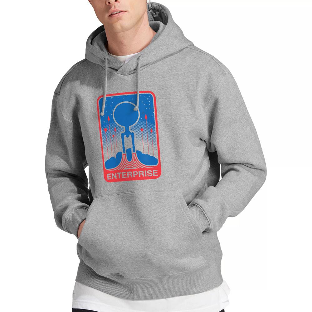 Sport Heather - Lifestyle - Star Trek Beyond Mens Enterprise Patch Hoodie
