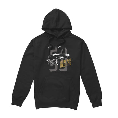 Black - Front - Star Trek Beyond Mens 50 Years & Beyond Hoodie