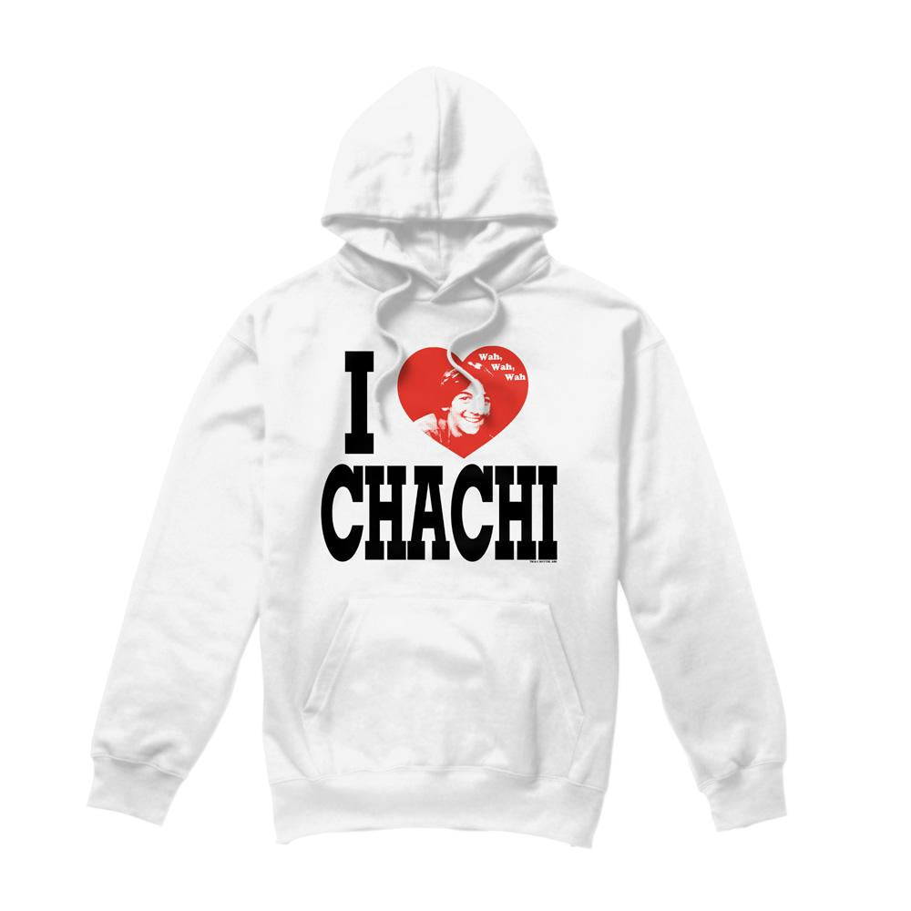 White - Front - Happy Days Mens I Heart Chachi Hoodie