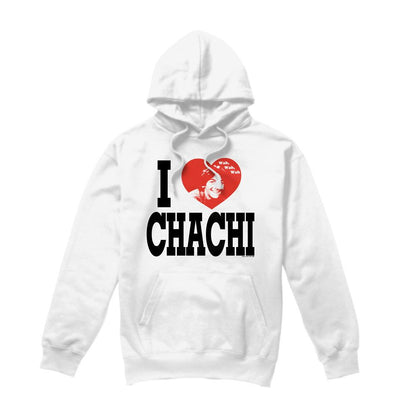 White - Front - Happy Days Mens I Heart Chachi Hoodie