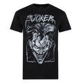 Black - Front - Batman Mens The Joker Storm T-Shirt