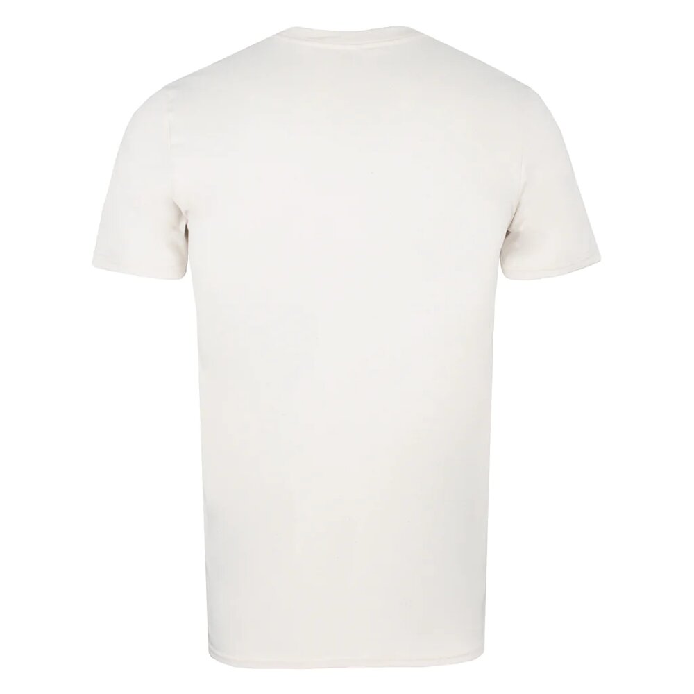 Natural - Back - Iron Man Mens Blast T-Shirt