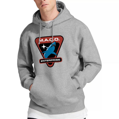 Sport Heather - Lifestyle - Star Trek Mens MACO Patch Hoodie