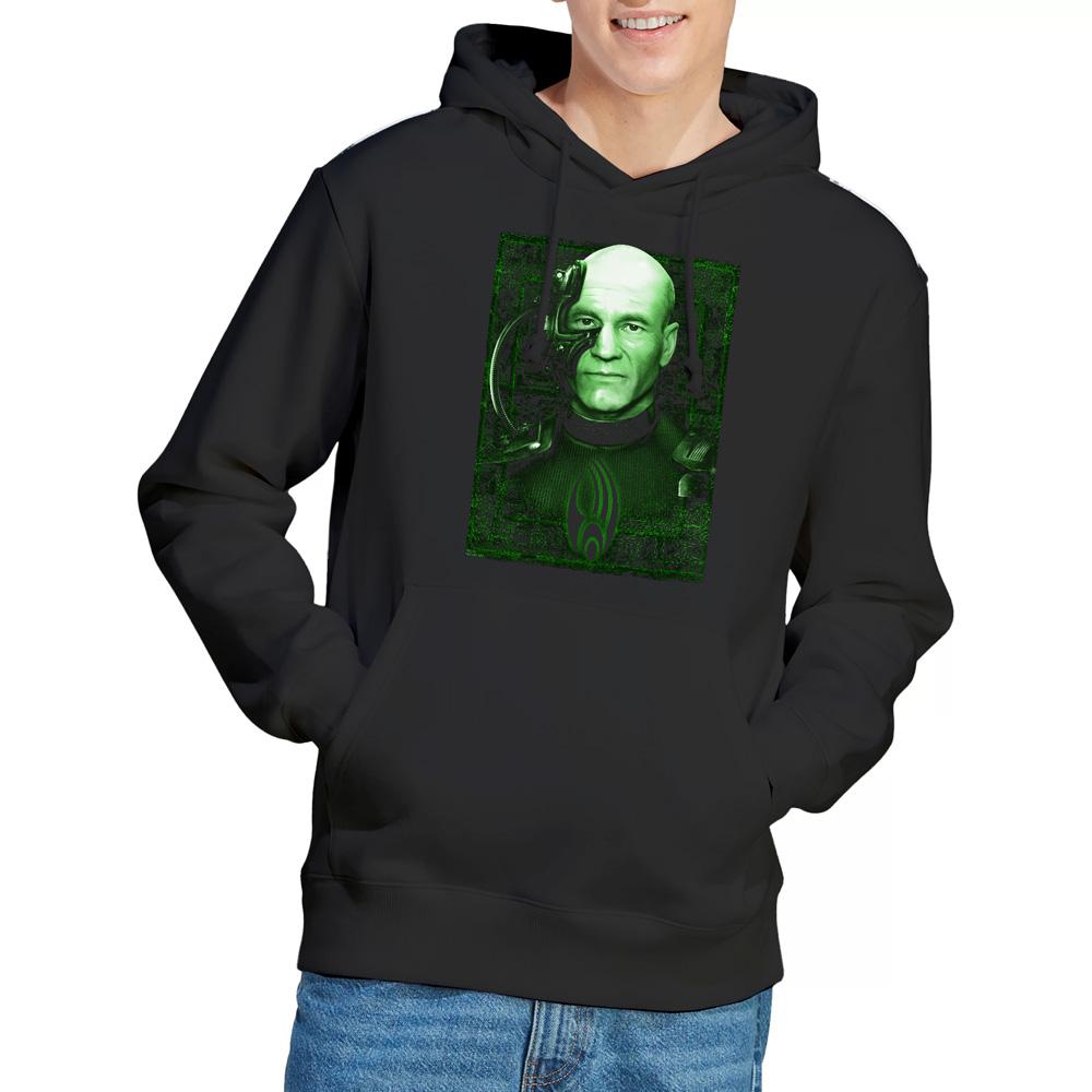 Black - Lifestyle - Star Trek Mens Locutus of Borg Hoodie
