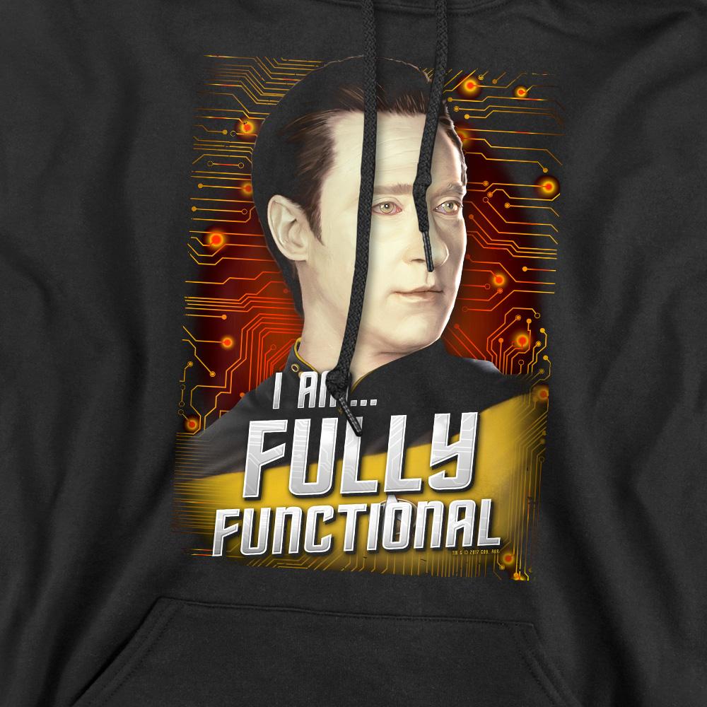 Black - Pack Shot - Star Trek Mens Fully Functional Hoodie