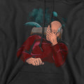 Black - Side - Star Trek Mens Facepalm Hoodie