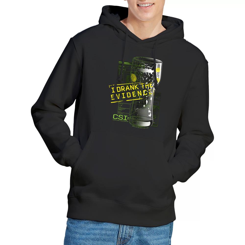 Black - Lifestyle - CSI Mens I Drank the Evidence Hoodie