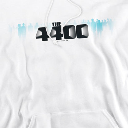 White - Pack Shot - The 4400 Mens Logo Hoodie
