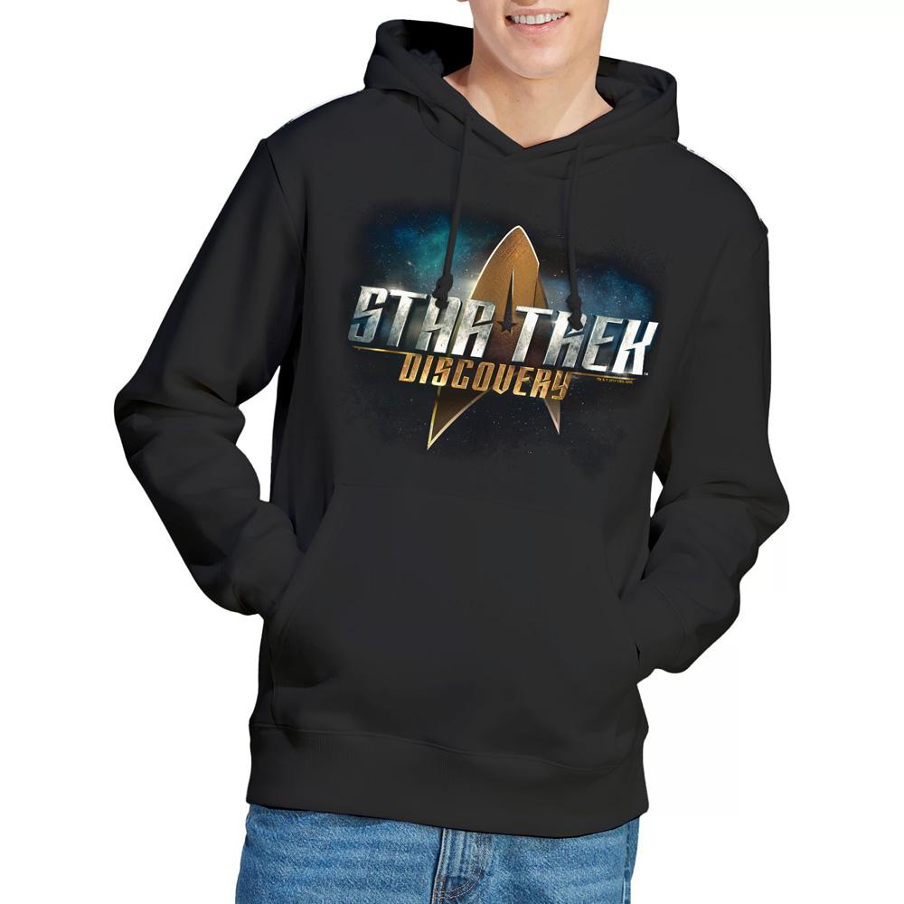 Black - Lifestyle - Star Trek: Discovery Mens Logo Hoodie