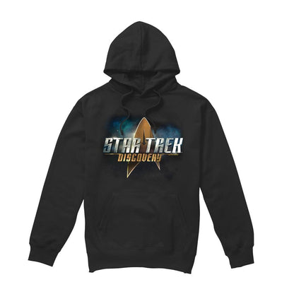 Black - Front - Star Trek: Discovery Mens Logo Hoodie