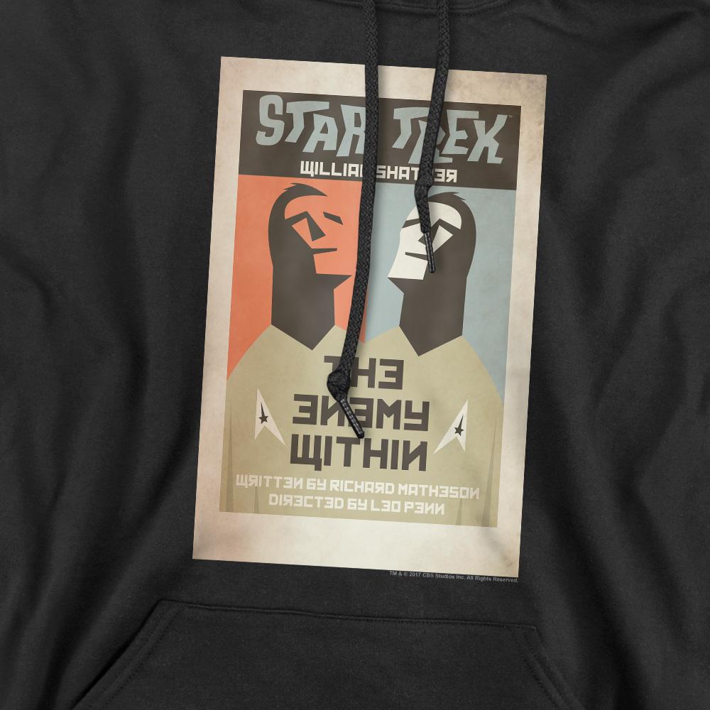 Black - Pack Shot - Star Trek Mens The Original Series Episode 5 Hoodie