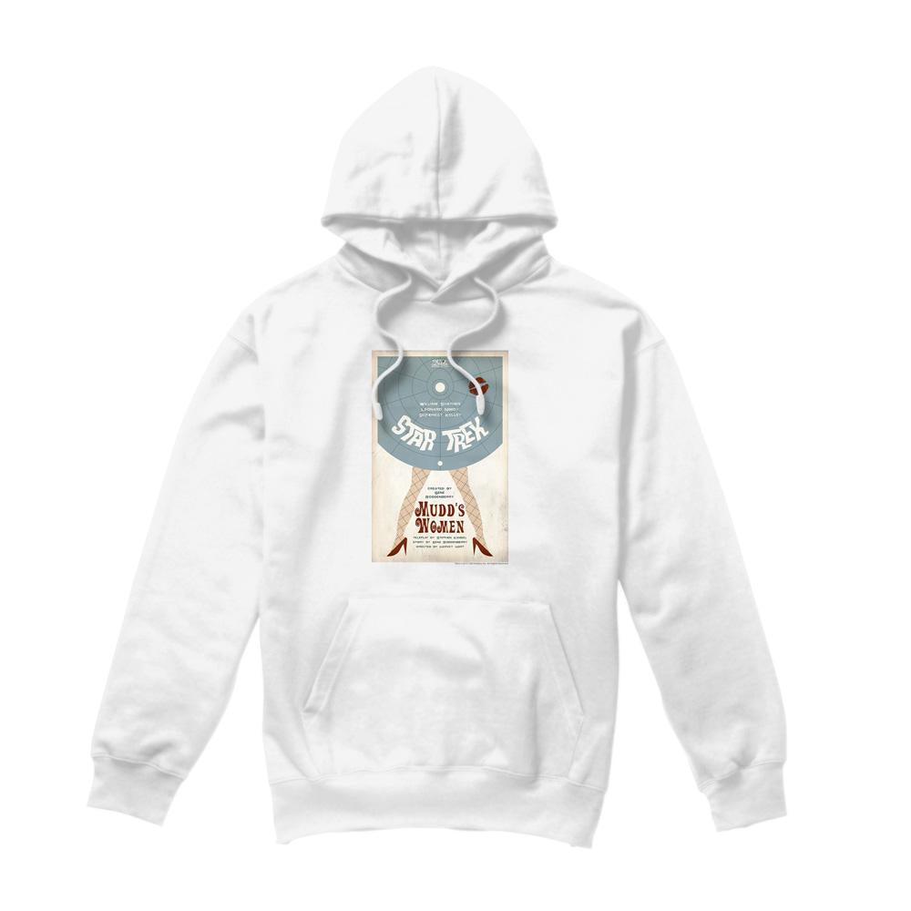 White - Front - Star Trek Mens The Original Series Episode 6 Hoodie
