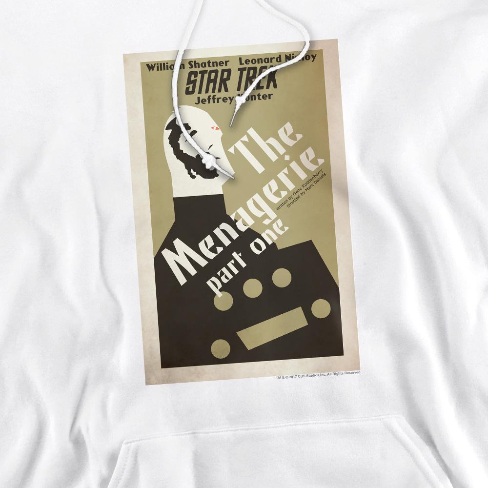 White - Pack Shot - Star Trek Mens The Original Series Episode 11 Hoodie
