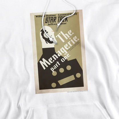 White - Pack Shot - Star Trek Mens The Original Series Episode 11 Hoodie