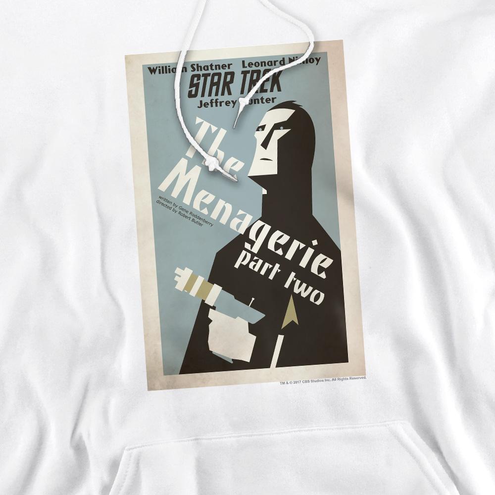 White - Pack Shot - Star Trek Mens The Original Series Episode 12 Hoodie