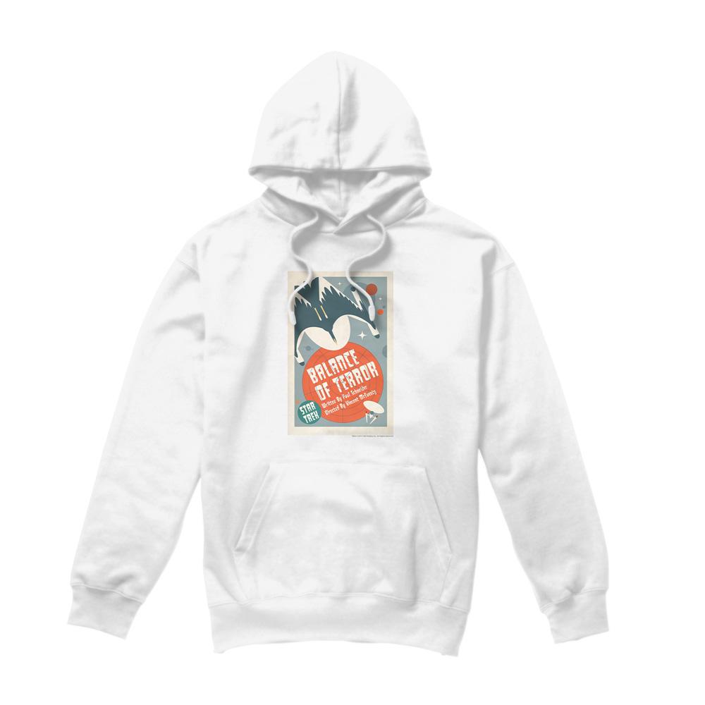 White - Front - Star Trek Mens The Original Series Episode 14 Hoodie