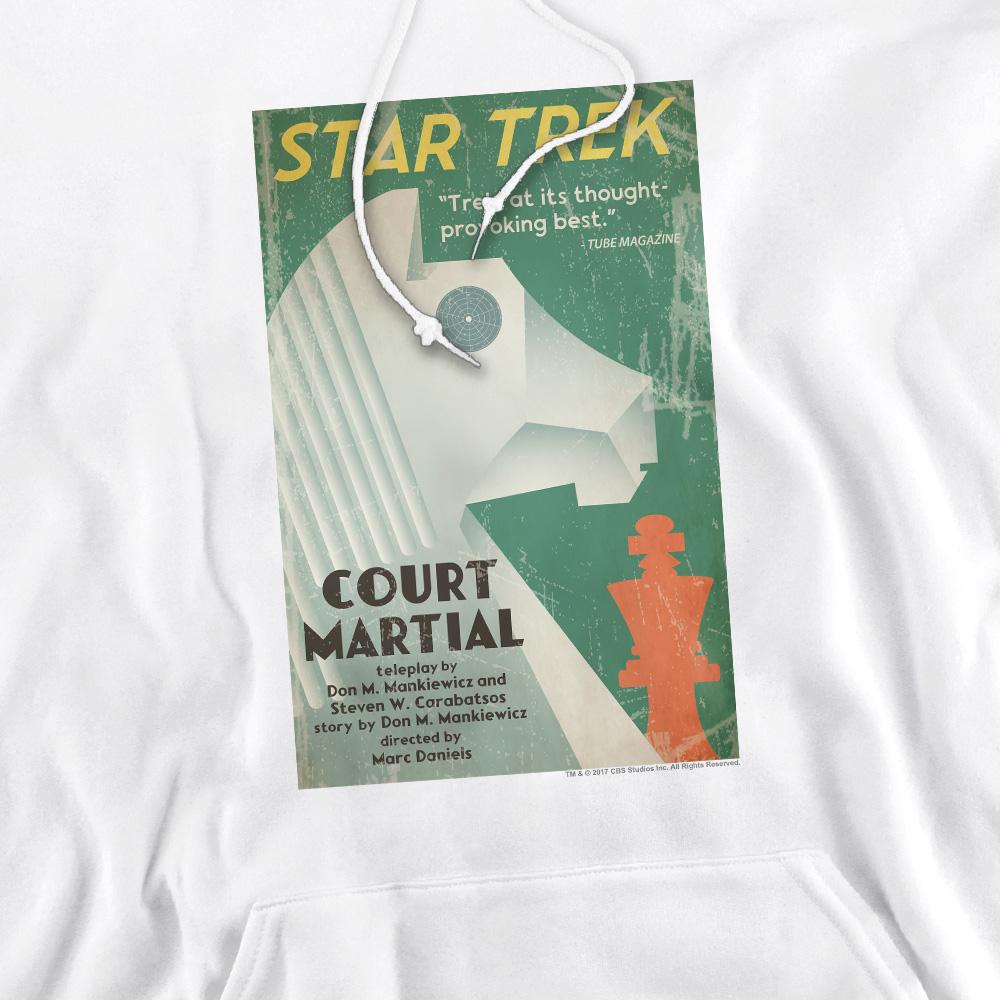 White - Pack Shot - Star Trek Mens The Original Series Episode 20 Hoodie