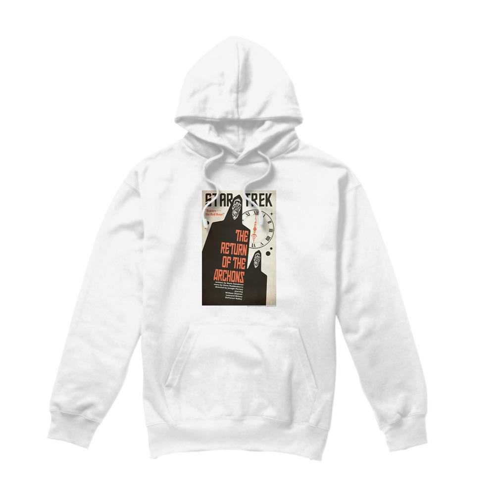 White - Front - Star Trek Mens The Original Series Episode 21 Hoodie
