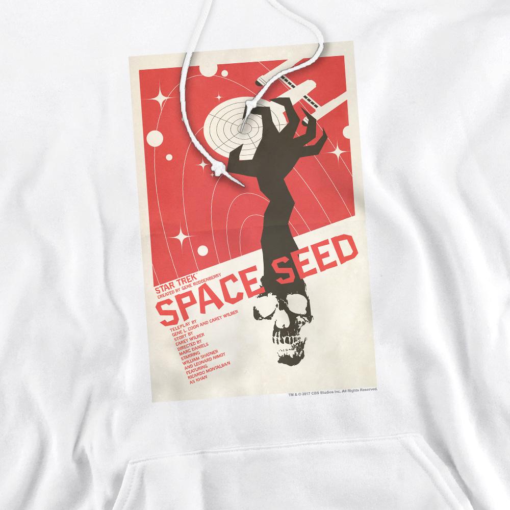 White - Pack Shot - Star Trek Mens The Original Series Episode 22 Hoodie