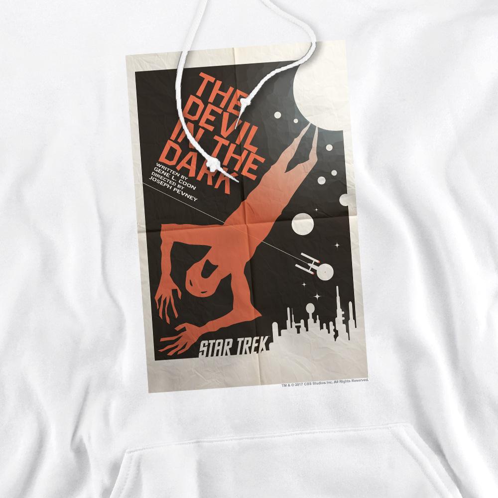 White - Pack Shot - Star Trek Mens The Original Series Episode 25 Hoodie