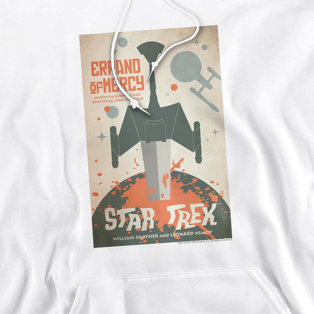White - Pack Shot - Star Trek Mens The Original Series Episode 26 Hoodie