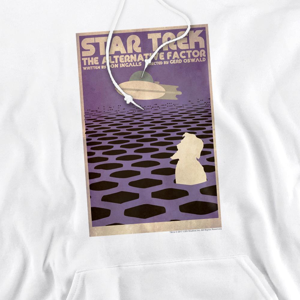 White - Side - Star Trek Mens The Original Series Episode 27 Hoodie