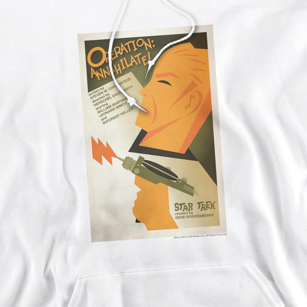 White - Pack Shot - Star Trek Mens The Original Series Episode 29 Hoodie