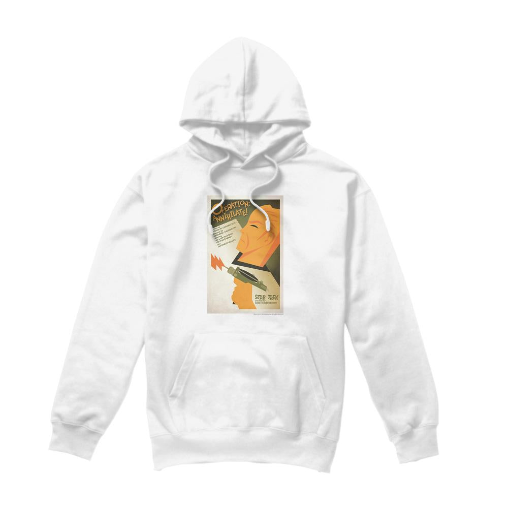 White - Front - Star Trek Mens The Original Series Episode 29 Hoodie