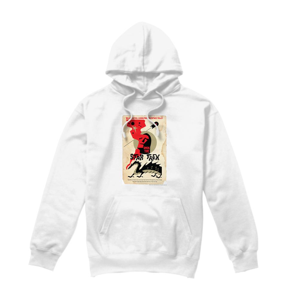 White - Front - Star Trek Mens The Original Series Episode 30 Hoodie