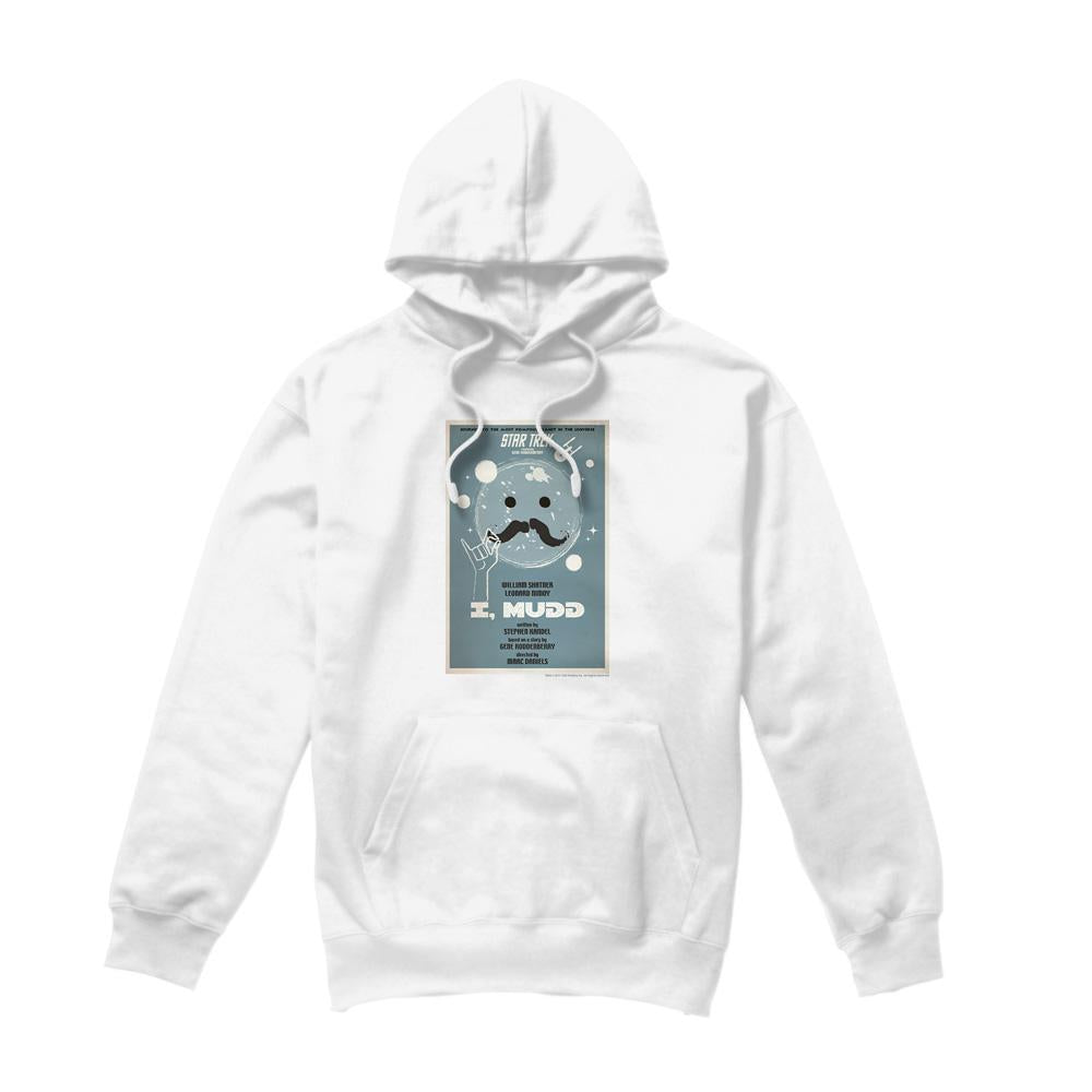White - Front - Star Trek Mens The Original Series Episode 37 Hoodie