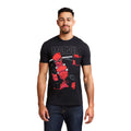 Black-Red - Back - Deadpool Mens Sword T-Shirt
