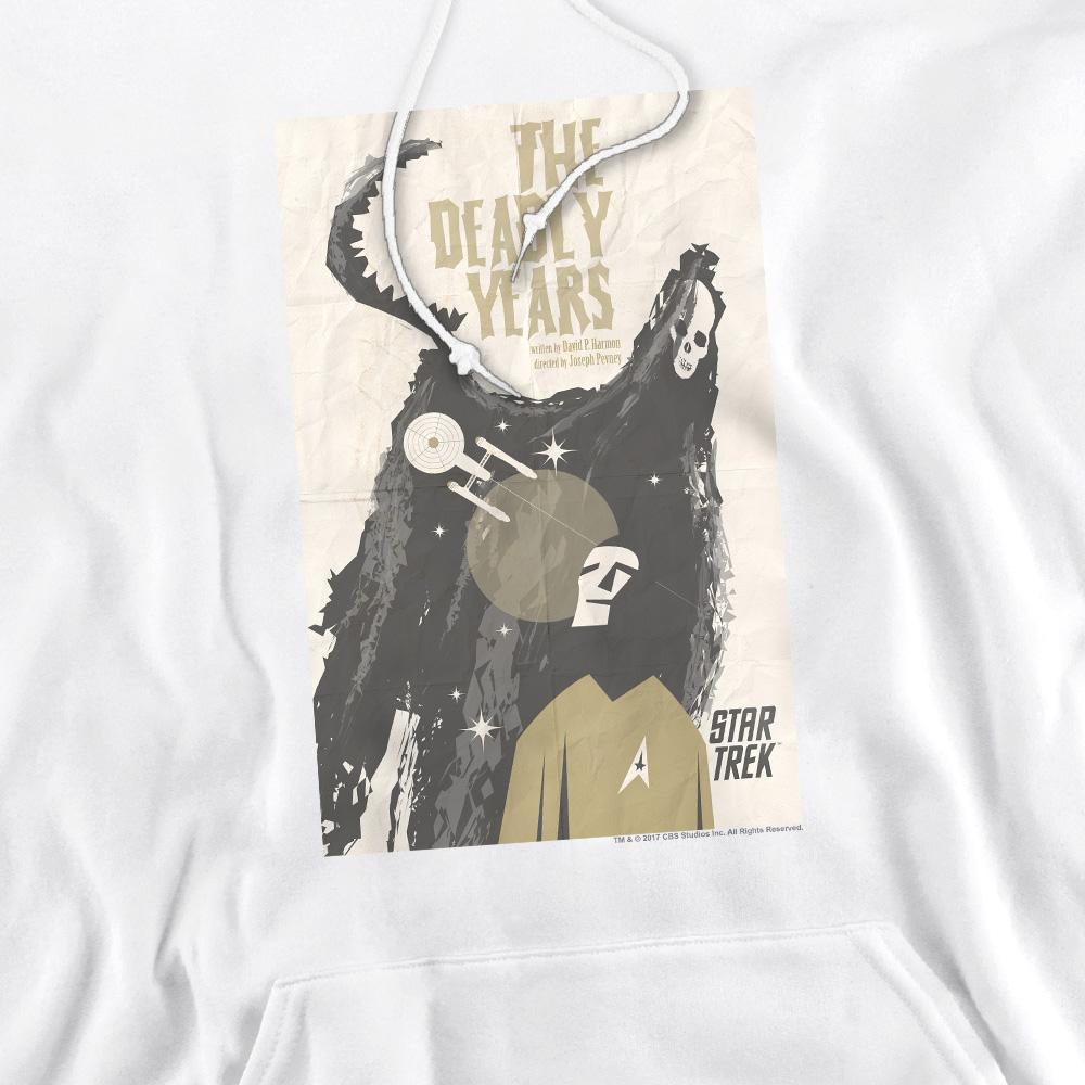 White - Pack Shot - Star Trek Mens The Original Series Episode 41 Hoodie