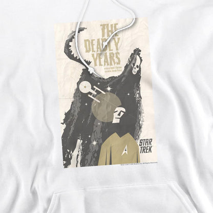 White - Pack Shot - Star Trek Mens The Original Series Episode 41 Hoodie