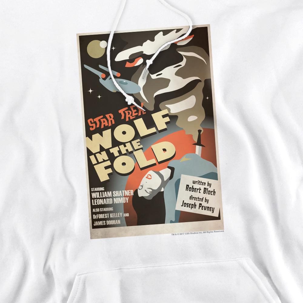 White - Pack Shot - Star Trek Mens The Original Series Episode 43 Hoodie