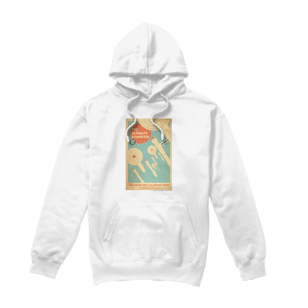 White - Front - Star Trek Mens The Original Series Episode 53 Hoodie