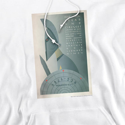White - Pack Shot - Star Trek Mens The Original Series Episode 54 Hoodie