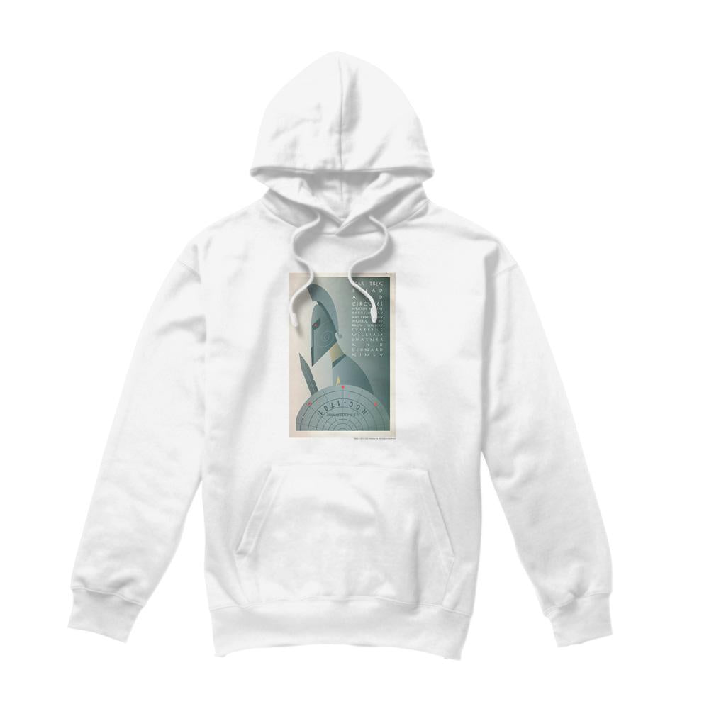 White - Front - Star Trek Mens The Original Series Episode 54 Hoodie