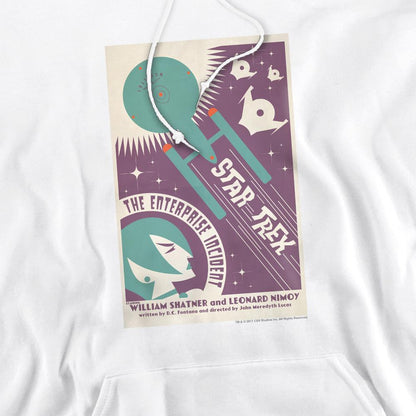 White - Pack Shot - Star Trek Mens The Original Series Episode 57 Hoodie