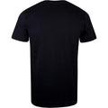 Black-Blue - Back - Avengers Mens Neon Logo T-Shirt