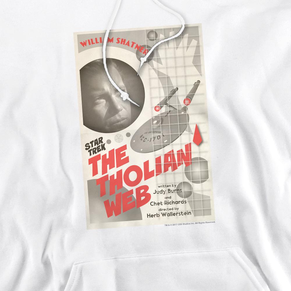 White - Pack Shot - Star Trek Mens The Original Series Episode 64 Hoodie