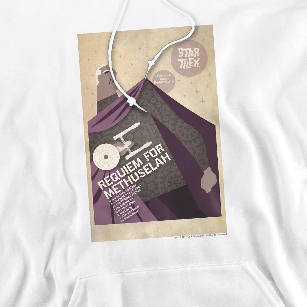 White - Pack Shot - Star Trek Mens The Original Series Episode 74 Hoodie