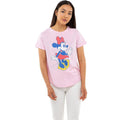 Light Pink-Blue-Red - Lifestyle - Disney Womens-Ladies Minnie Mouse T-Shirt