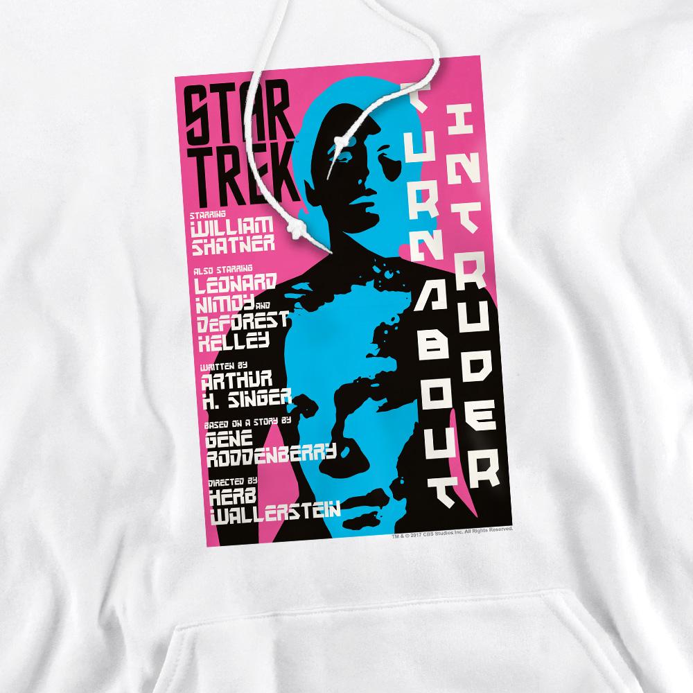White - Pack Shot - Star Trek Mens The Original Series Episode 79 Hoodie