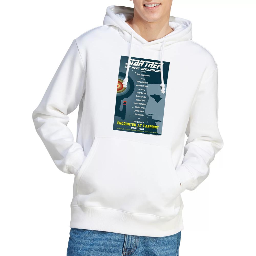 White - Lifestyle - Star Trek Mens The Next Generation Season 1 Episode 2 Hoodie