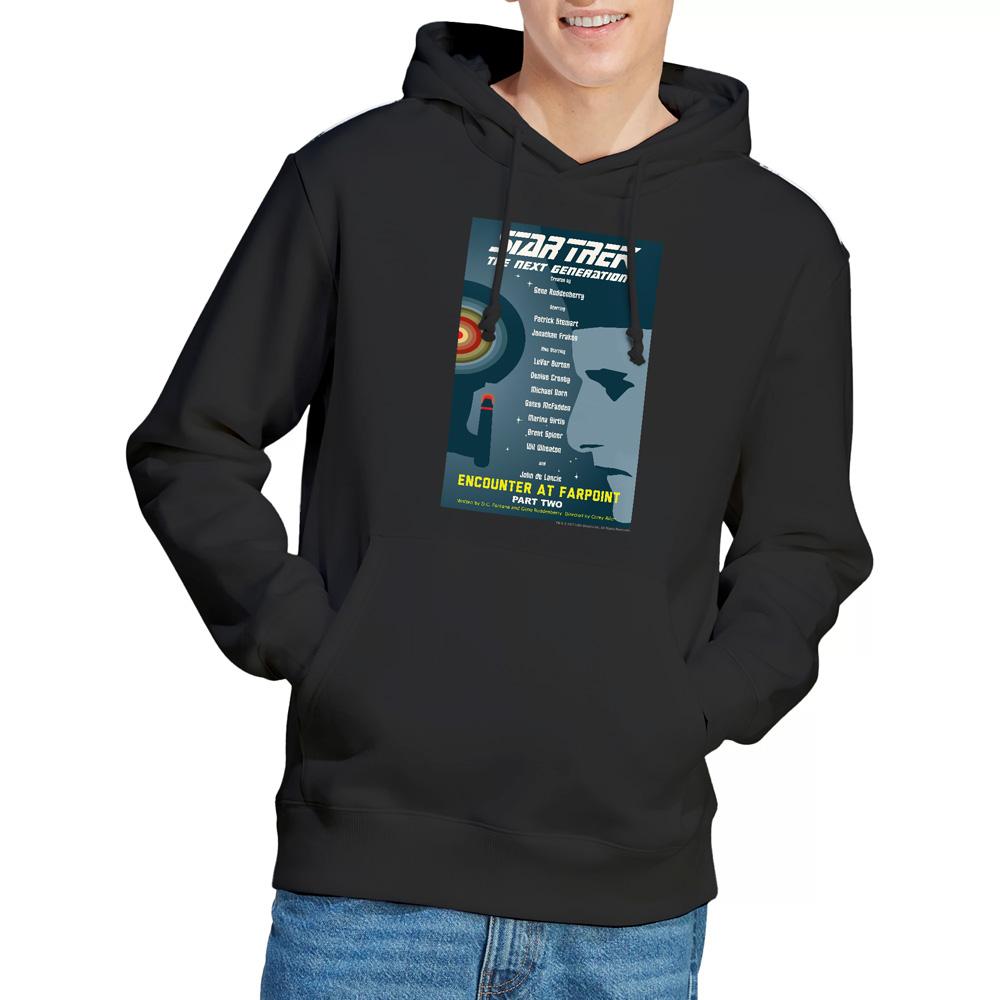 Black - Lifestyle - Star Trek Mens The Next Generation Season 1 Episode 2 Hoodie