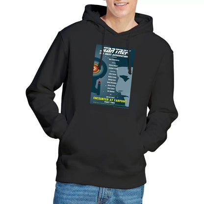 Black - Lifestyle - Star Trek Mens The Next Generation Season 1 Episode 2 Hoodie